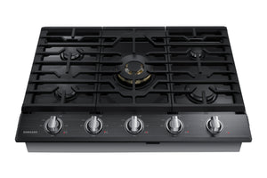 Samsung Surface de cuisson au gaz 30 po acier inoxydable noir NA30N7755TG/AA