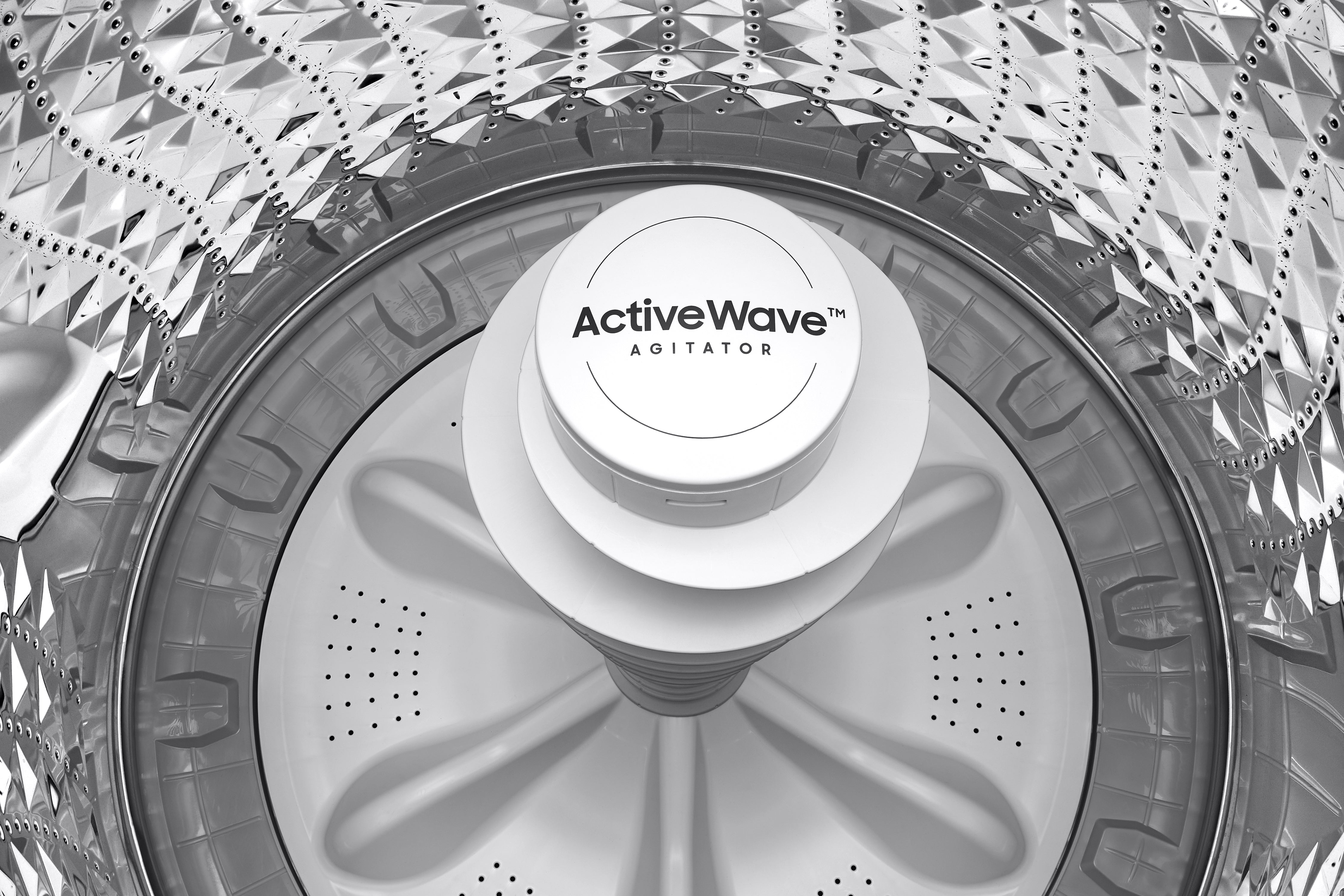 Samsung White Top Load Washer with ActiveWave Agitator (5.0 Cu.Ft) - WA44A3205AW/A4