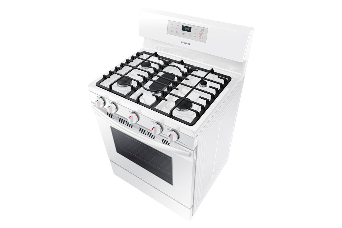 Samsung White Freestanding Gas Range (5.8 cu.ft.) - NX58M3310SW/AC