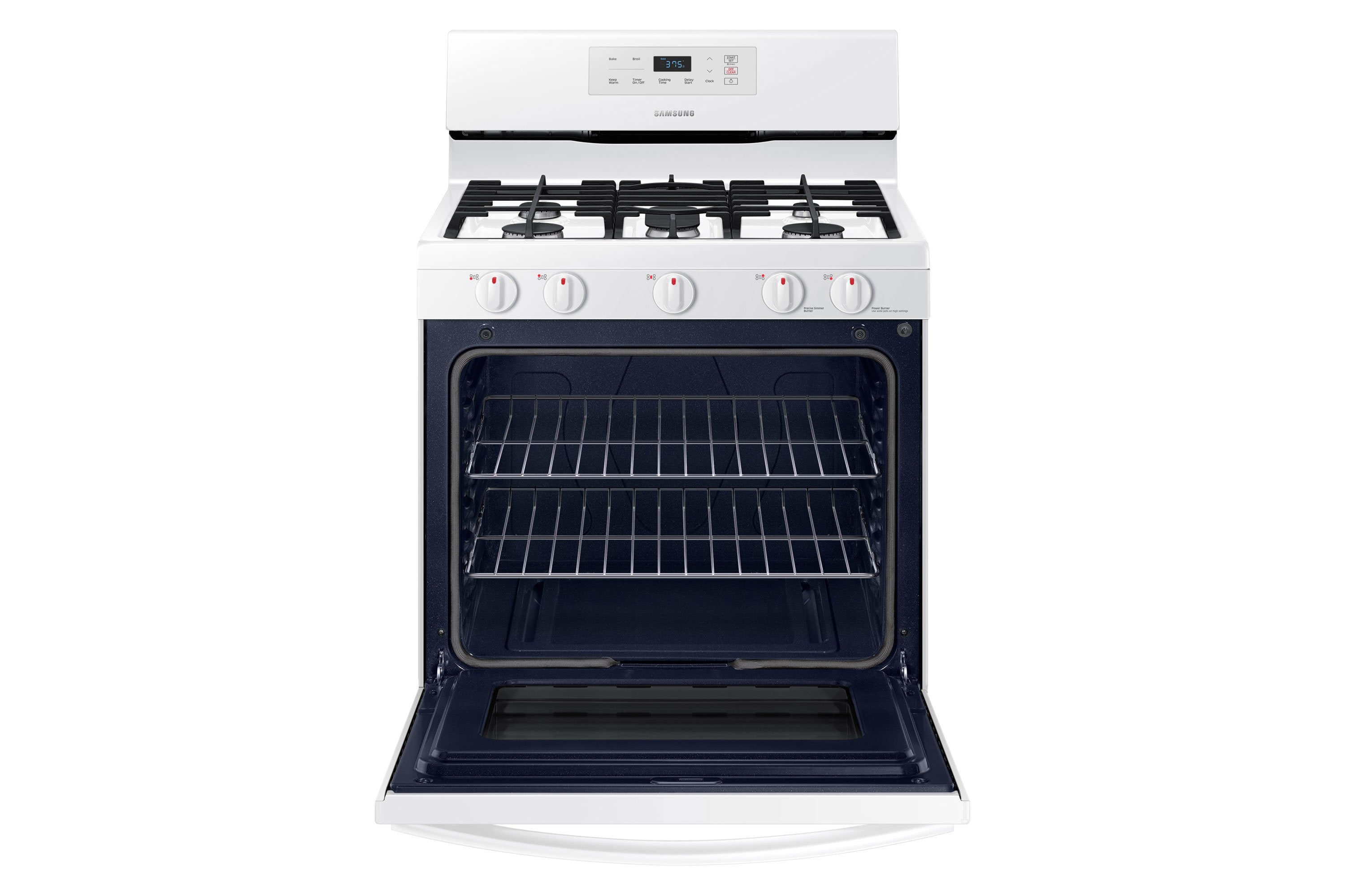 Samsung White Freestanding Gas Range (5.8 cu.ft.) - NX58M3310SW/AC