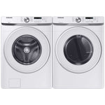Samsung White Front-Load Washer (5.2 cu. ft.) & Electric Dryer (7.5 cu. ft.) - WF45T6000AW/DVE45T6005W
