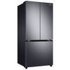 Samsung Réfrigérateur 17,5 pi³ avec porte à 2 battants à profondeur de comptoir acier inoxydable noir RF18A5101SG/AA