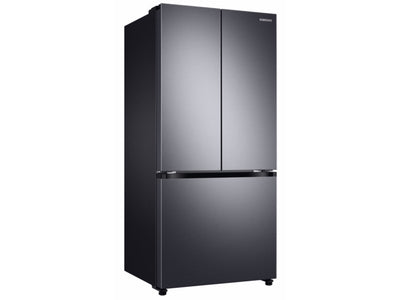 Samsung Réfrigérateur 17,5 pi³ avec porte à 2 battants à profondeur de comptoir acier inoxydable noir RF18A5101SG/AA
