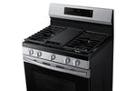 Samsung Stainless Steel Gas Fan Convection Range with Wi-Fi and Air Fry (6.0 Cu.Ft) - NX60A6511SS/AA