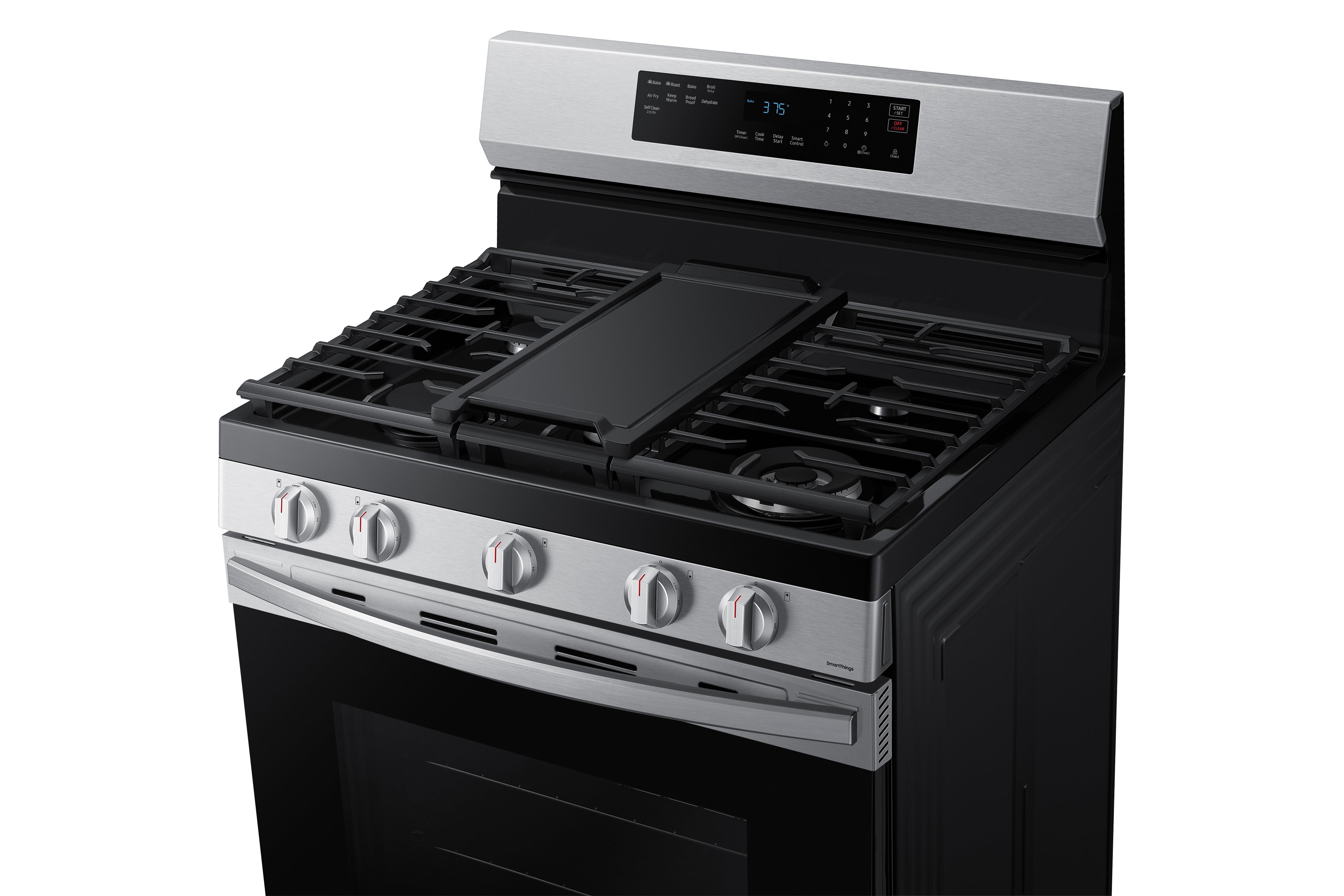Samsung Stainless Steel Gas Fan Convection Range with Wi-Fi and Air Fry (6.0 Cu.Ft) - NX60A6511SS/AA
