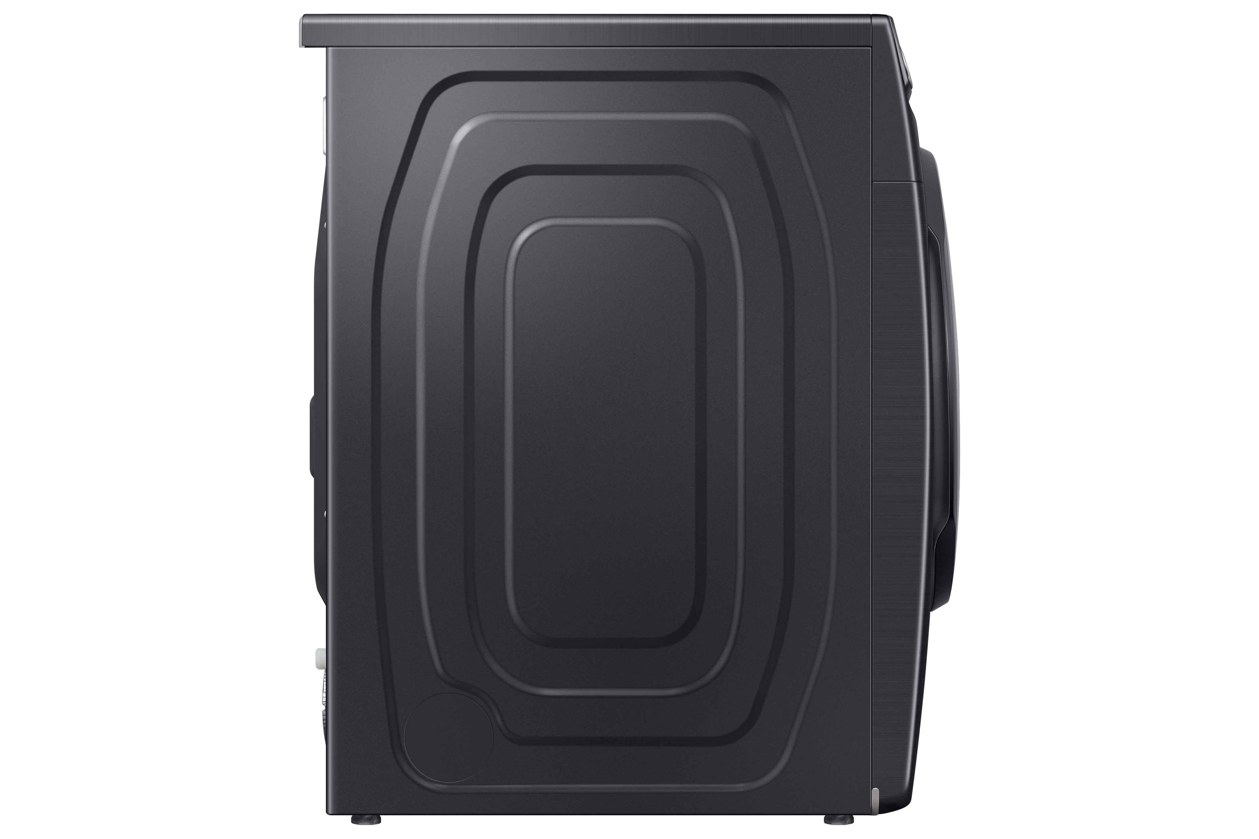 Samsung Black Stainless Steel Front Load Dryer with Steam Sanitize (7.5 Cu.Ft) -DVE50R8500V/AC