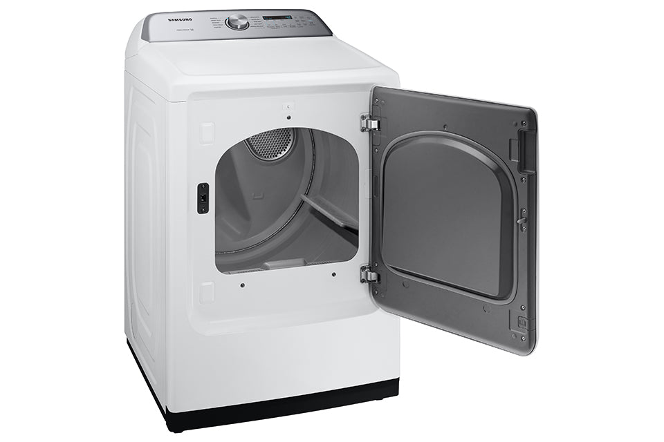 Samsung White Electric Dryer with Sensor Dry (7.4 Cu.Ft) - DVE50T5205W/AC