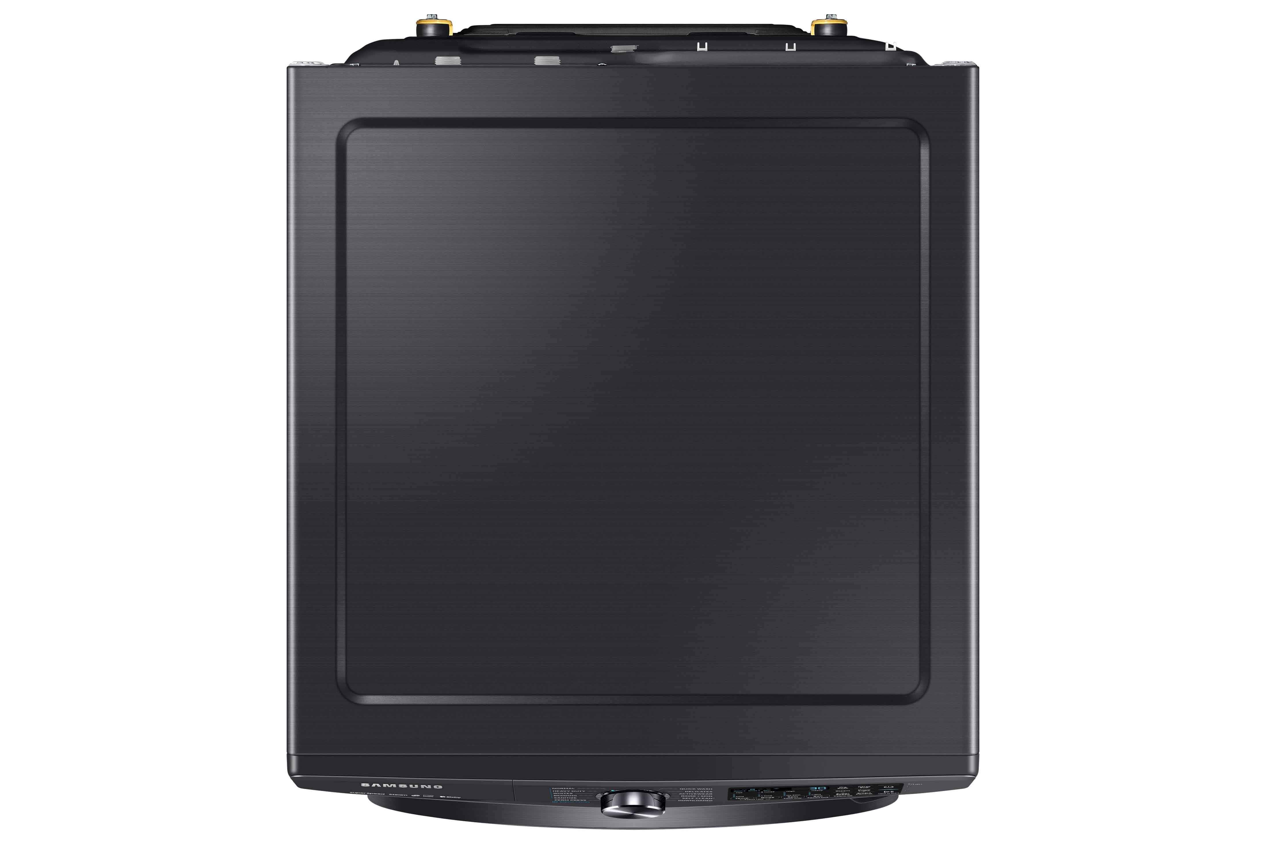 Samsung Black Stainless Steel Front Load Washer with Super Speed (5.8 Cu.Ft) - WF50T8500AV/A5