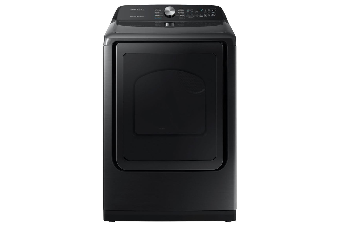 Samsung Black Stainless Electric Dryer with Steam Sanitize+ (7.4 Cu.Ft.) - DVE50A5405V/AC