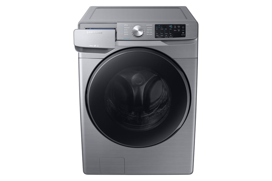 Samsung Stainless Platinum Steam Front Load Washer (5.2 Cu. Ft.) - WF45R6100AP/US
