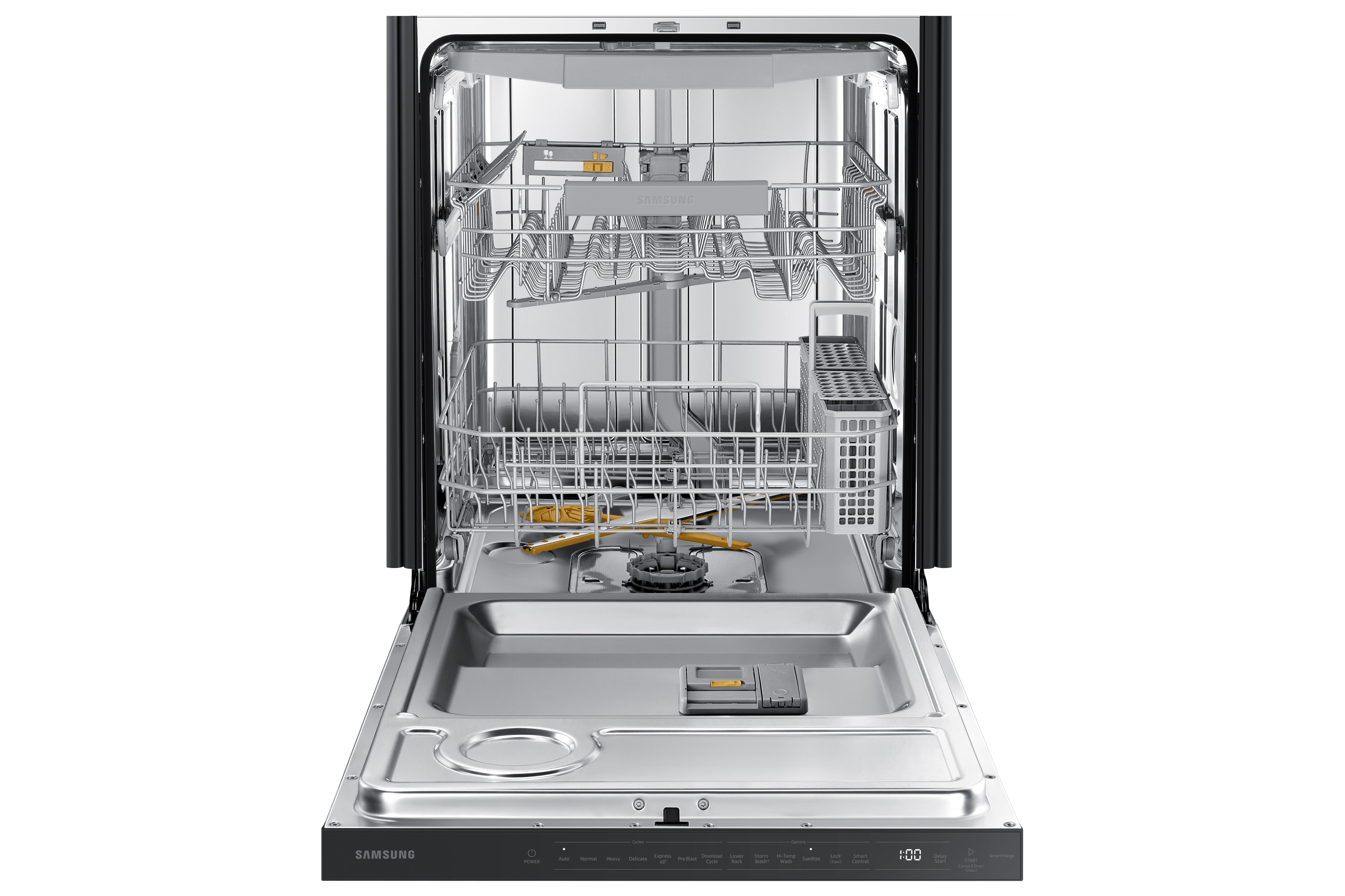 Samsung Black Stainless Built-In Dishwasher with AutoRelease - DW80B6060UG/AC