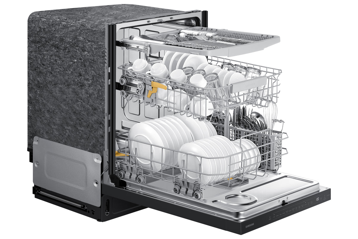 Samsung Black Stainless Built-In Dishwasher with AutoRelease - DW80B6060UG/AC
