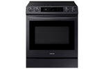 Samsung Black Stainless Steel Slide-In Induction Range with Wi-Fi and Air Fry (6.3 Cu.Ft) - NE63T8911SG/AC