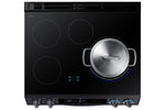 Samsung Black Stainless Steel Slide-In Induction Range with Wi-Fi and Air Fry (6.3 Cu.Ft) - NE63T8911SG/AC