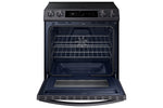 Samsung Black Stainless Steel Slide-In Induction Range with Wi-Fi and Air Fry (6.3 Cu.Ft) - NE63T8911SG/AC