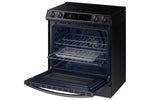Samsung Black Stainless Steel Slide-In Induction Range with Wi-Fi and Air Fry (6.3 Cu.Ft) - NE63T8911SG/AC