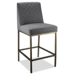 Leighland Bar Stool - Bronze Dark Grey