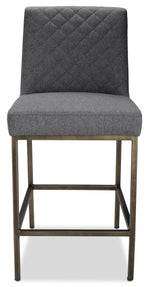 Leighland Bar Stool - Bronze Dark Grey