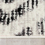 Meridian Diamond Distressed Area Rug - 8' X 11' - Grey