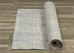 Harper 7'10" X 10'6" Crosshatching Rug - Grey Blue Area Rug