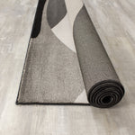 Paladin Drifts Area Rug - 7' X 10' - Black Grey