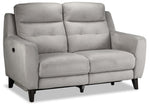 Lucas Power Reclining Loveseat - Silver Grey