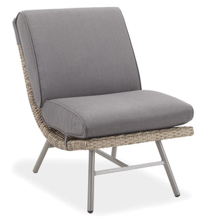 Scoop Fauteuil de jardin sans bras – gris