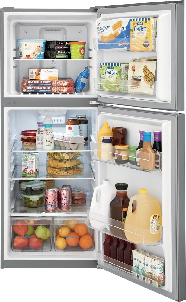 Frigidaire Brushed Stainless Steel Top Mount Refrigerator (11.6 Cu. Ft.) - FFET1222UV