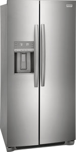 Frigidaire Gallery 36" 22.2 Cu. Ft. Stainless Steel Counter-Depth Side-by-Side Refrigerator - GRSC2352AF