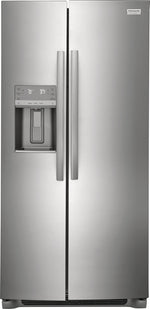 Frigidaire Gallery 36" 22.2 Cu. Ft. Stainless Steel Counter-Depth Side-by-Side Refrigerator - GRSC2352AF