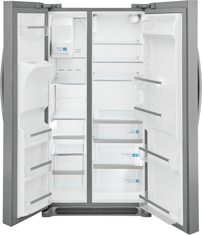 Frigidaire Gallery 36.35" 25.6 Cu. Ft. Smudge-Proof® Stainless Steel Side-by-Side Refrigerator - GRSS2652AF