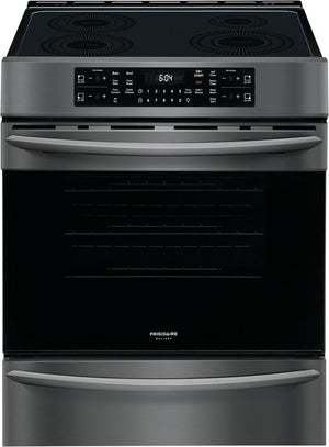 Frigidaire Gallery Cuisinière à induction autonome 5,4 pi³ avec friture à air acier inoxydable noir CGIH3047VD