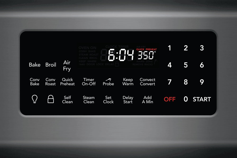 Frigidaire Gallery Black Stainless Steel Freestanding Electric Range with Air Fry - GCRE306CAD