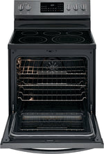 Frigidaire Gallery Black Stainless Steel Freestanding Electric Range with Air Fry - GCRE306CAD