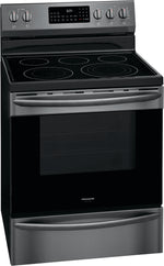 Frigidaire Gallery Black Stainless Steel Freestanding Electric Range with Air Fry - GCRE306CAD