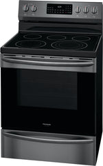 Frigidaire Gallery Black Stainless Steel Freestanding Electric Range with Air Fry - GCRE306CAD