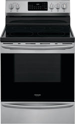 Frigidaire Gallery Smudge-Proof Stainless Steel Freestanding Electric Range with Air Fry - GCRE306CAF