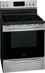 Frigidaire Gallery Smudge-Proof Stainless Steel Freestanding Electric Range with Air Fry - GCRE306CAF