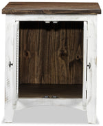 Pueblo Coffee Table and Two End Table Set - White