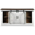 Pueblo 80" TV Stand - Weathered White