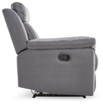 Mathile Reclining Loveseat - Grey