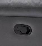 Mathile Reclining Loveseat - Grey