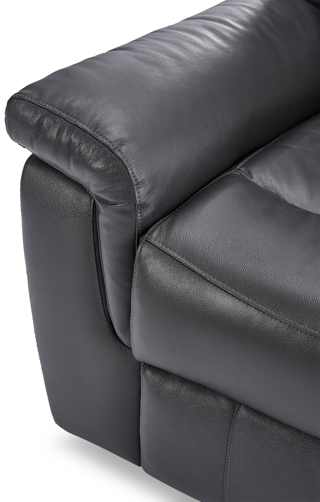 Mathile Reclining Loveseat - Grey