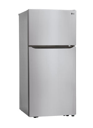 LG Réfrigérateur 20,0 pi³ avec congélateur en haut 30 po acier inoxydable LTCS20020S