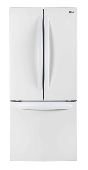 LG Réfrigérateur 22,0 pi³ porte à 2 battants blanc LRFNS2200W