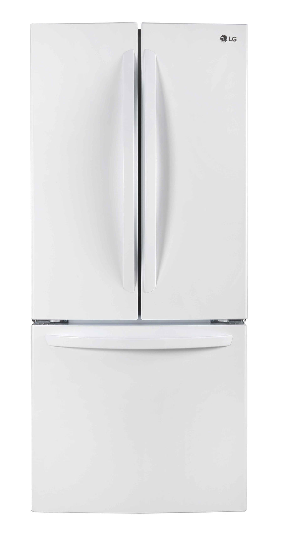 LG 30" 22 Cu. Ft. White French Door Refrigerator - LRFNS2200W