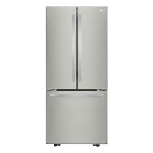 LG Réfrigérateur 22,0 pi³ porte à 2 battants 30 po acier inoxydable résistant aux traces de doigts LRFNS2200S