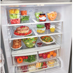 LG 30" Smudge Resistant Stainless Steel French Door Refrigerator with Water dispenser (22 cu. ft.) - LRFWS2200S