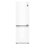 LG White 24" Counter Depth Bottom Freezer Refrigerator with DoorCooling+ (12 Cu. Ft.) - LBNC12231W