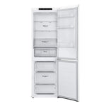 LG 24" 12 Cu. Ft. White Counter Depth Bottom-Freezer Refrigerator with DoorCooling+ - LBNC12231W